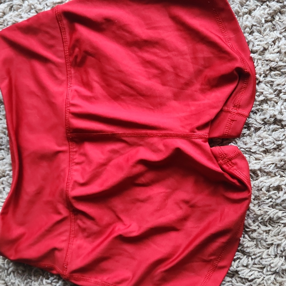 Adidas Red Climalite Spanx Size Small - Picture 2 of 5